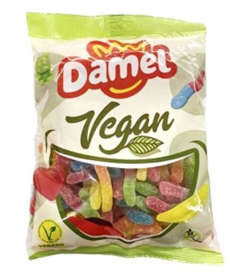Golosina gusanos veganos