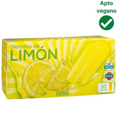 Helado de limón sin lactosa Mercadona