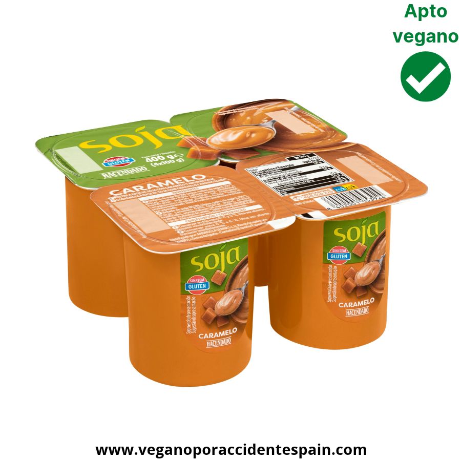Yogur soja y caramelo Mercadona