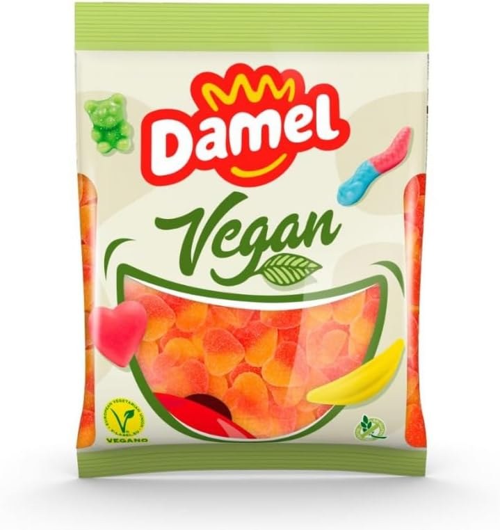Corazones de golosina veganos