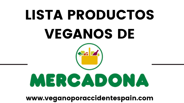 lista productos veganos mercadona