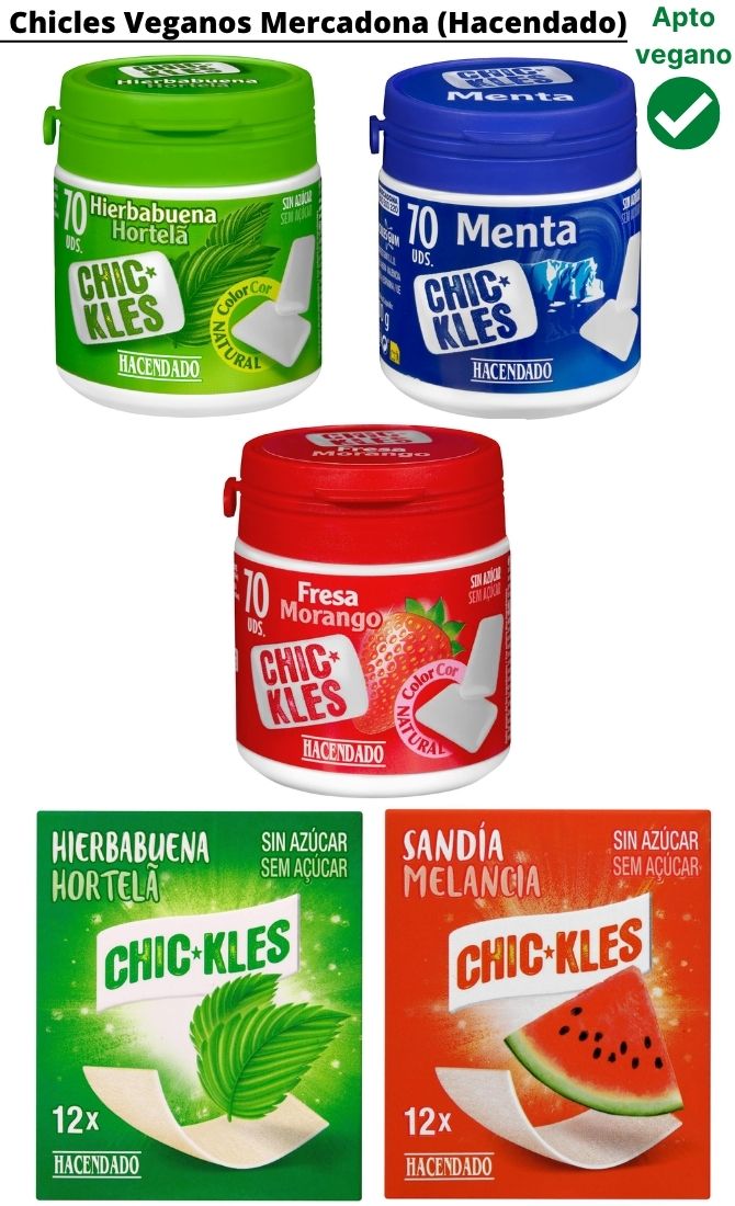 Chicles Veganos Mercadona