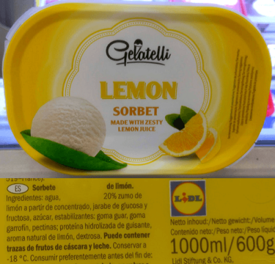 Tarrina helado vegano Lidl