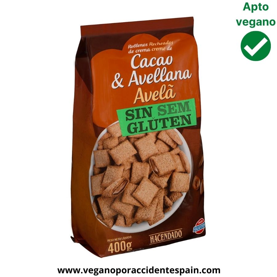 Cereales chocoflakes sin gluten Mercadona veganos