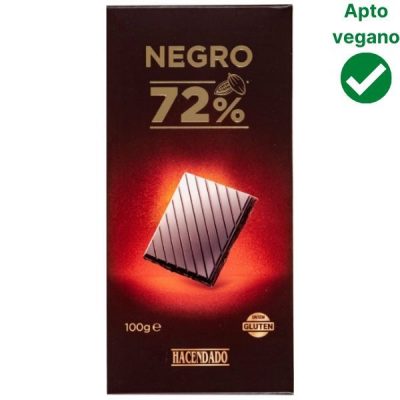 Chocolate negro 72% Mercadona