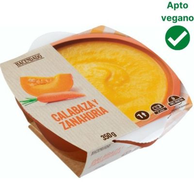 Crema de calabaza Mercadona vegana