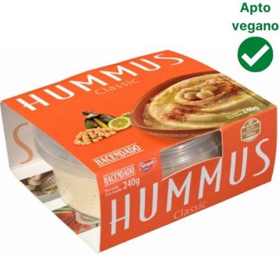 Hummus Mercadona vegano