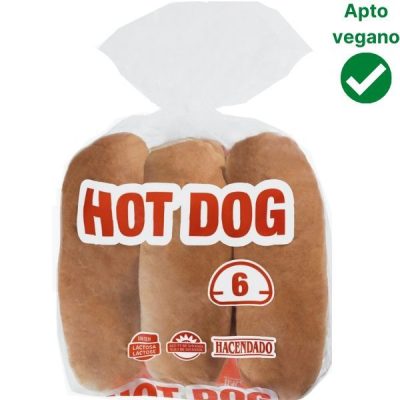 Pan Hot Dog Hacendado Mercadona vegano