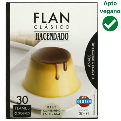 Preparado para flan vegano Mercadona