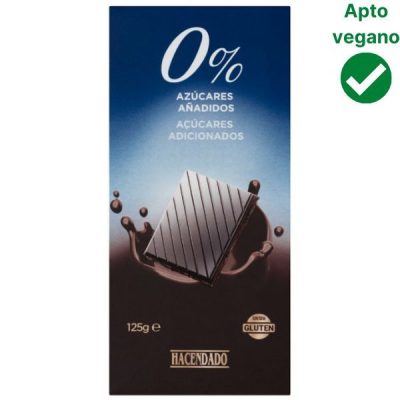 Tableta chocolate sin azúcar Mercadona