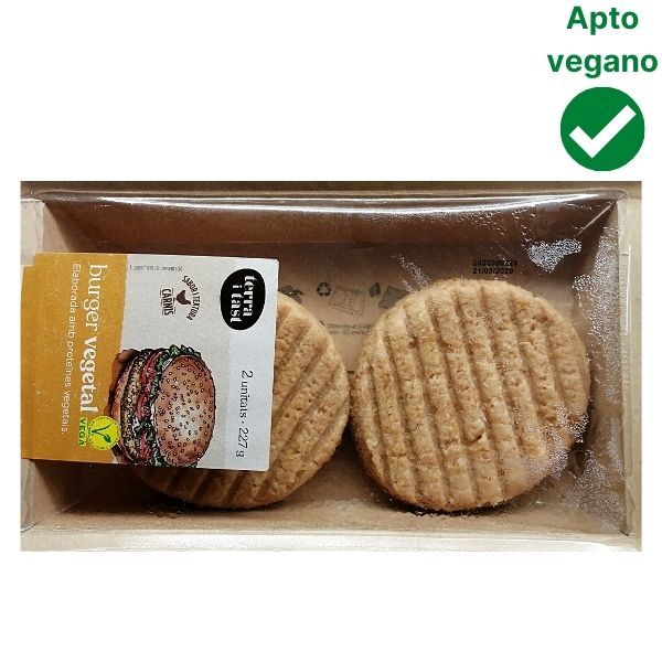 Hamburguesa pollo vegano Terra i Tast Bonpreu