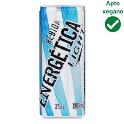 Bebida energetica light Mercadona vegana
