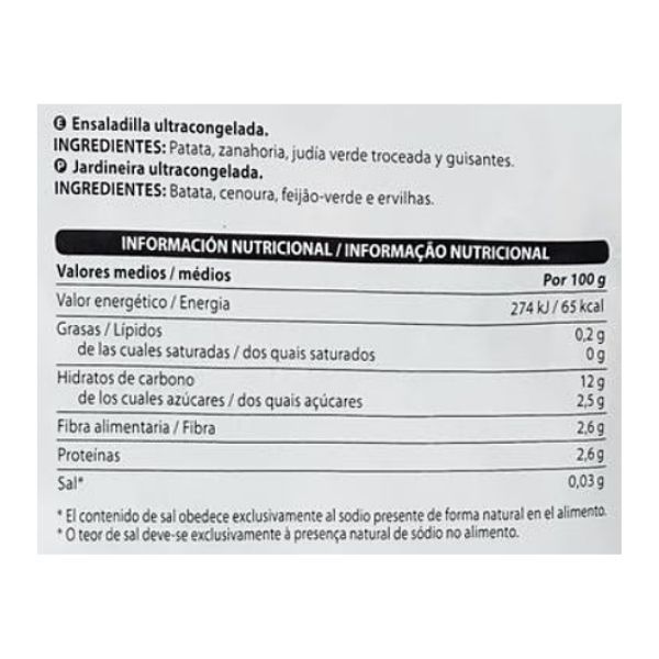 Ensaladilla congelada Mercadona - Hacendado - Imagen 2