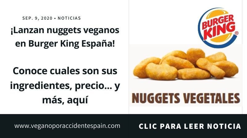 Nuggets veganos Burger King