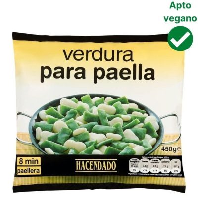 Verduras para paella Mercadona congeladas