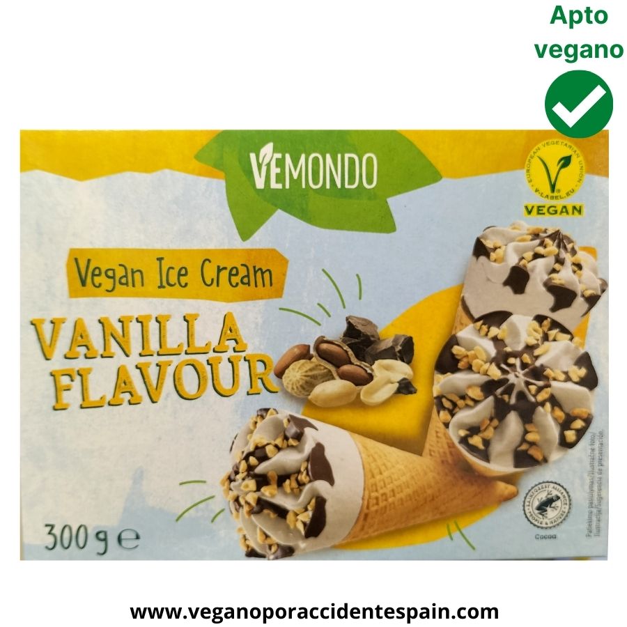 Cornettos veganos Vemondo Lidl