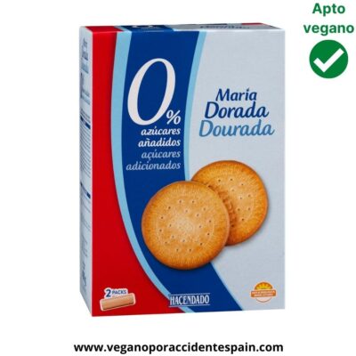 Galletas Maria doradas 0% azúcar Hacendado Mercadona